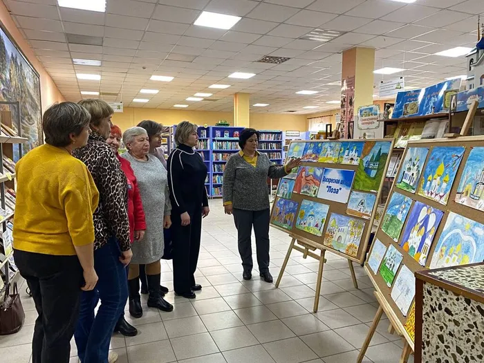 Окружной конкурс детских рисунков в рамках мероприятий проекта - победителя «Белые кружева Яблочного Спаса»