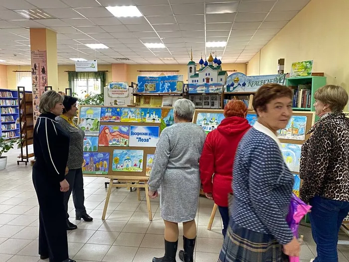 Окружной конкурс детских рисунков в рамках мероприятий проекта - победителя «Белые кружева Яблочного Спаса»