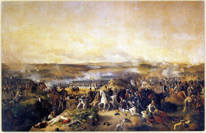 Петер фон Хесс (Гесс).
"Бородинское сражение 26 августа (7 сентября) 1812 года".
1843 год