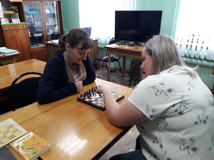 Шахматный турнир в библиотеке