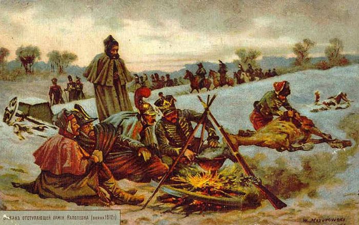 Виктор Викентьевич Мазуровский.
«Бивуак отступающей армии Наполеона (война 1812 года)»